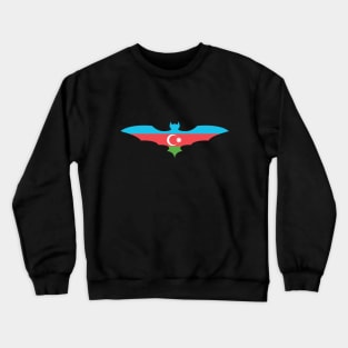 Azerbaijan Bat Flag Crewneck Sweatshirt